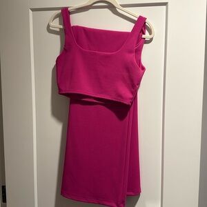 Lulu’s Matching Set Crop Top and wide leg pant